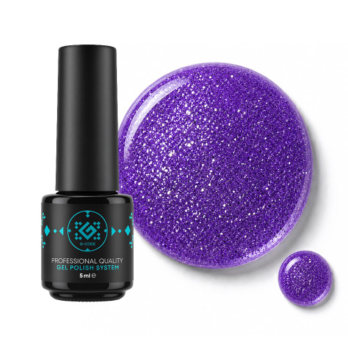 Reflective Summer Gel Polish G-Code — світловідбиваючий гель-лак з мерехтливим ефектом #5